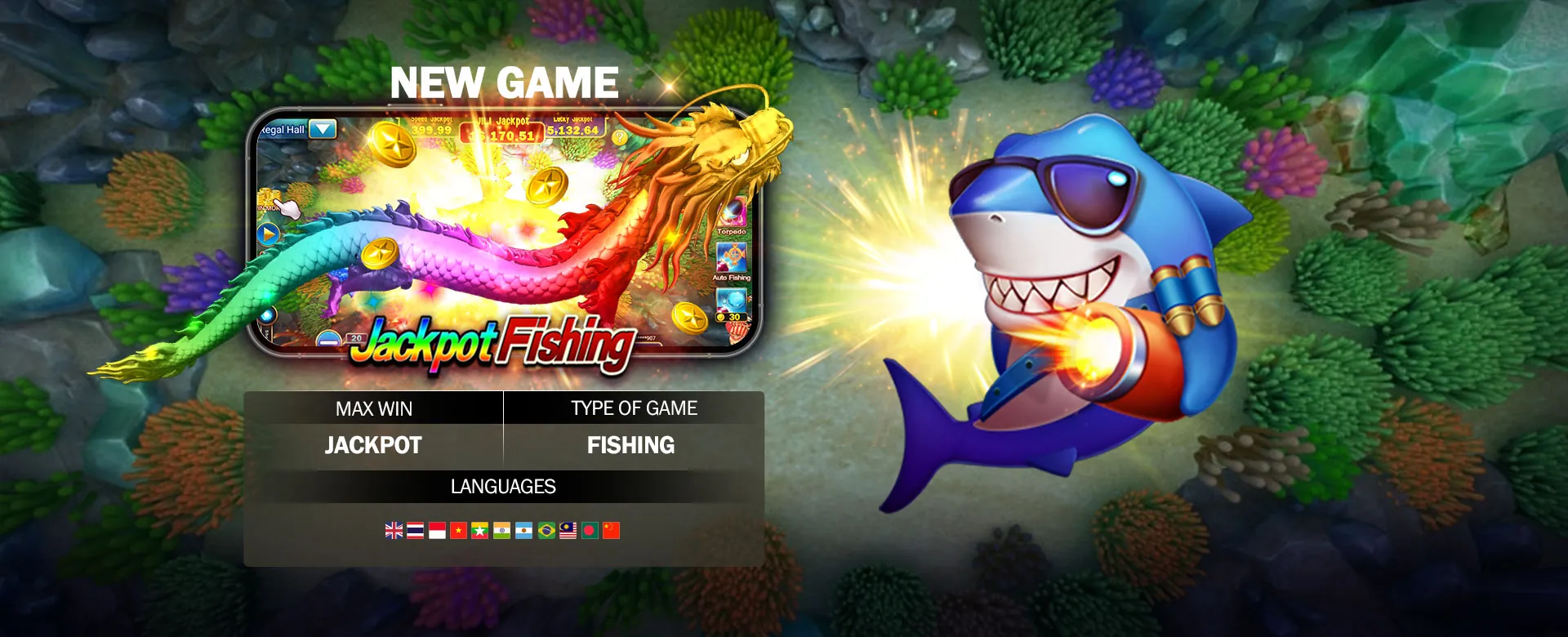 PH33 online casino platform with vibrant gold and purple accents